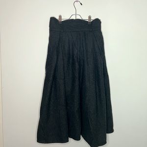 Fleece midi skirt